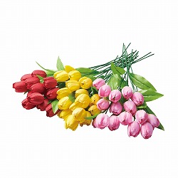 ★53-16-7-1 24本セット チューリップスプレー 51cm