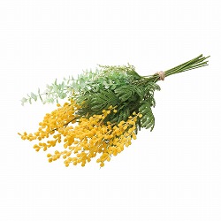 ★53-17-3-1 ミモザ造花スワッグ50cm