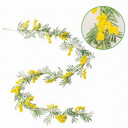 ★53-17-6-1 ミモザ造花ガーランド