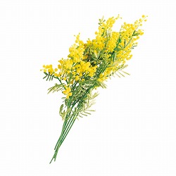 ★53-17-9-1 12本 ミモザ造花スプレーセット54cm