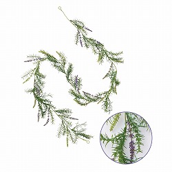 ★53-19-4-1 ラベンダー造花ガーランド