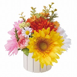 ★53-20-5-1 カラフルガーベラポット 高さ15cm