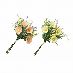 ★53-21-9-1 スプリングポピー造花ブーケ38cm