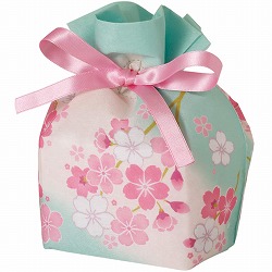 ★53-27-1-1 巾着バッグ さくら