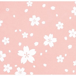 ★53-27-15-1 50枚【HEADS】包装紙 さくら 半裁