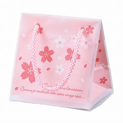 ★53-27-8-1 20枚 ミニキューブバッグ さくら