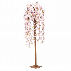 ★53-3-4-2 しだれ桜立ち木(造花)