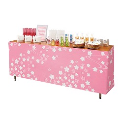 ★53-31-12-1 桜ビニール幕 桜舞う 60cm幅×25m巻