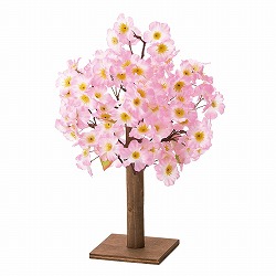 ★53-4-1-1 卓上桜立ち木(造花)