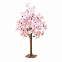 ★53-4-1-2 卓上桜立ち木(造花)