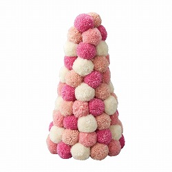 ★53-4-9-1 ポンポンツリーピンク 23cm