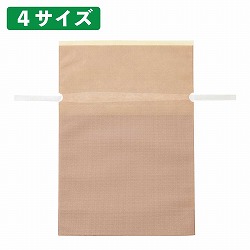 ★53-42-13-1 10枚 不織布リボン付きギフトバッグ コルク