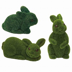 ★53-44-1-1 グリーンラビットオブジェ