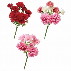 ★53-47-4-1 カーネーション造花ミックスブッシュ
