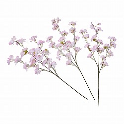 ★53-5-4-1 3本 大輪中枝桜スプレー79cm (造花)