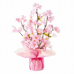 ★53-7-10-1 桜アレンジラップ(造花)