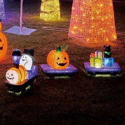 ★57-100-39-1 LEDモチーフ ハロウィントレイン