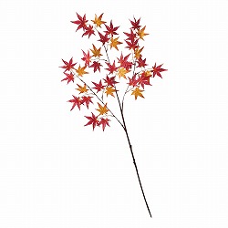 ★57-100-76-1 3本 もみじ造花大枝110cm