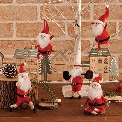 ★58-101-11-1 フェルトサンタオーナメント