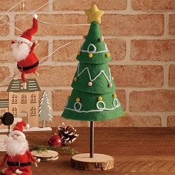 ★58-101-12-1 フェルトクリスマスツリースタンド