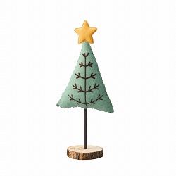 ★58-101-6-1 フェルトミニクリスマスツリー37.8cm