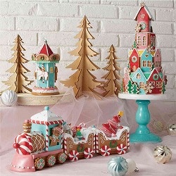 ★58-103-1-1 カラフルクリスマスオブジェ