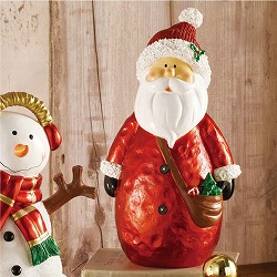 ★58-104-2-1 シャインサンタオブジェ サンタ