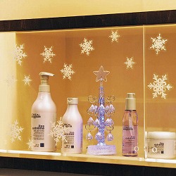 ★58-108-5-1 スノーフレークウインドウシール