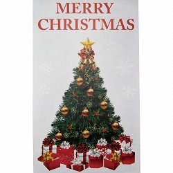 ★58-109-5-1 ウインドウステッカー 大 クリスマス