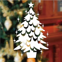 ★58-110-5-1 スノースプレー用型紙 M クリスマス