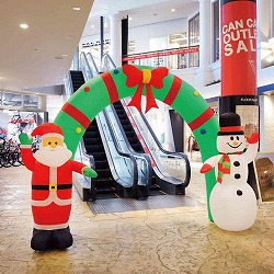 ★58-111-1-1 特大エアブローアーチ クリスマス