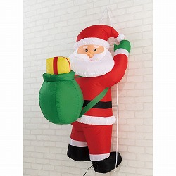 ★58-112-3-1 エアブロードール はしごサンタ