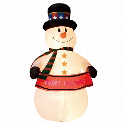 ★58-113-1-1 特大エアブロードール スノーマン