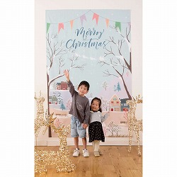 ★58-117-10-1 バックグラウンドシート スノータウン145×220cm