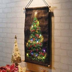 ★58-118-9-1 クリスマスLEDタペストリー