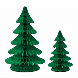 ★58-121-6-1 クリスマスツリー40cm ペーパーハニカム