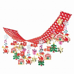 ★58-124-4-1 ファンタジークリスマスプリーツハンガー