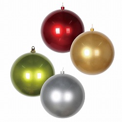 ★58-128-6-1 4個 ビッグオーナメントボール 25cm