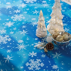 ★58-129-4-1 ディスプレイクロス ブルー90cm幅×2m