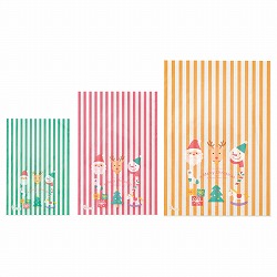 ★58-143-3-1 50枚 OPPギフトバッグ チャーミングクリスマス