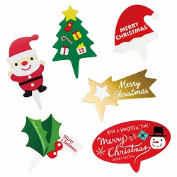 ★58-144-10-1 クリスマス ケーキピック