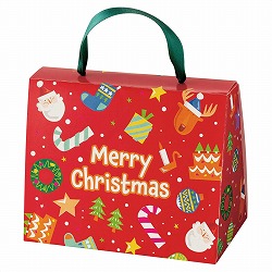 ★58-144-9-1 10枚 バッグ型ギフトボックス クリスマス ポップ