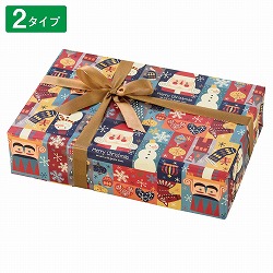 ★58-147-1-1 50枚 包装紙 クリスマス北欧