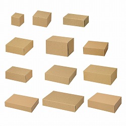 ★58-147-8-1 10枚 ナチュラルギフトボックス