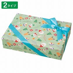 ★58-148-2-1 50枚 包装紙 チャーミングクリスマス