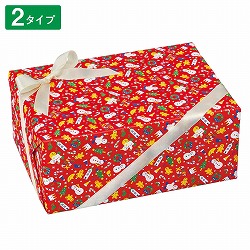 ★58-148-6-1 50枚 包装紙 スノーマンパーティー