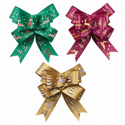 ★58-150-11-1 25個 クリスマスチャームボウ ディア