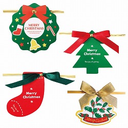 ★58-150-2-1 10個 クリスマス ワイヤータイ