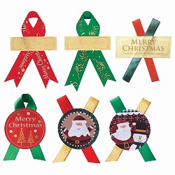 ★58-152-1-1 リボン付きシール