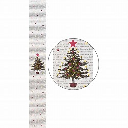 ★58-153-10-1 30枚 クリスマス ギフト掛け紙 ホーリ